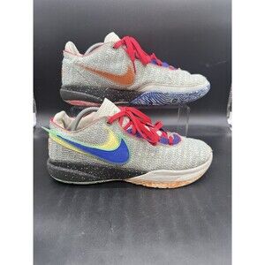 NIKE Lebron XX 20 Nike Lifer Silver Sneaker Mens Size 9.5 DJ5423-002 GUC